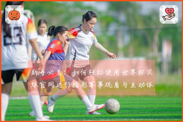 新手必看：如何轻松使用世界杯买球官网进行精彩赛事观看与互动体验